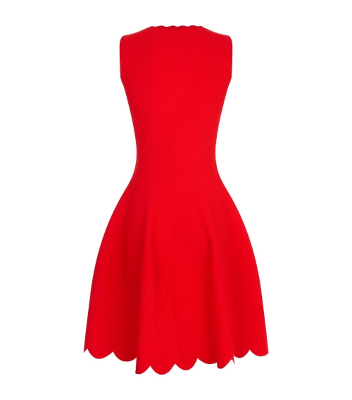 Floral red dress