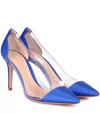 High heels with silicone