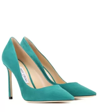 Pantofi toc inalt piele caprioara