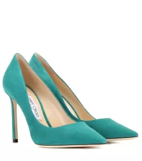 Pantofi toc inalt piele caprioara