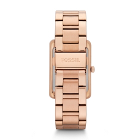 Florence Three Hand Stainless Steel Watch - Rose 