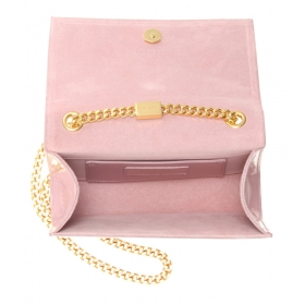 Plic clasic din piele roz 